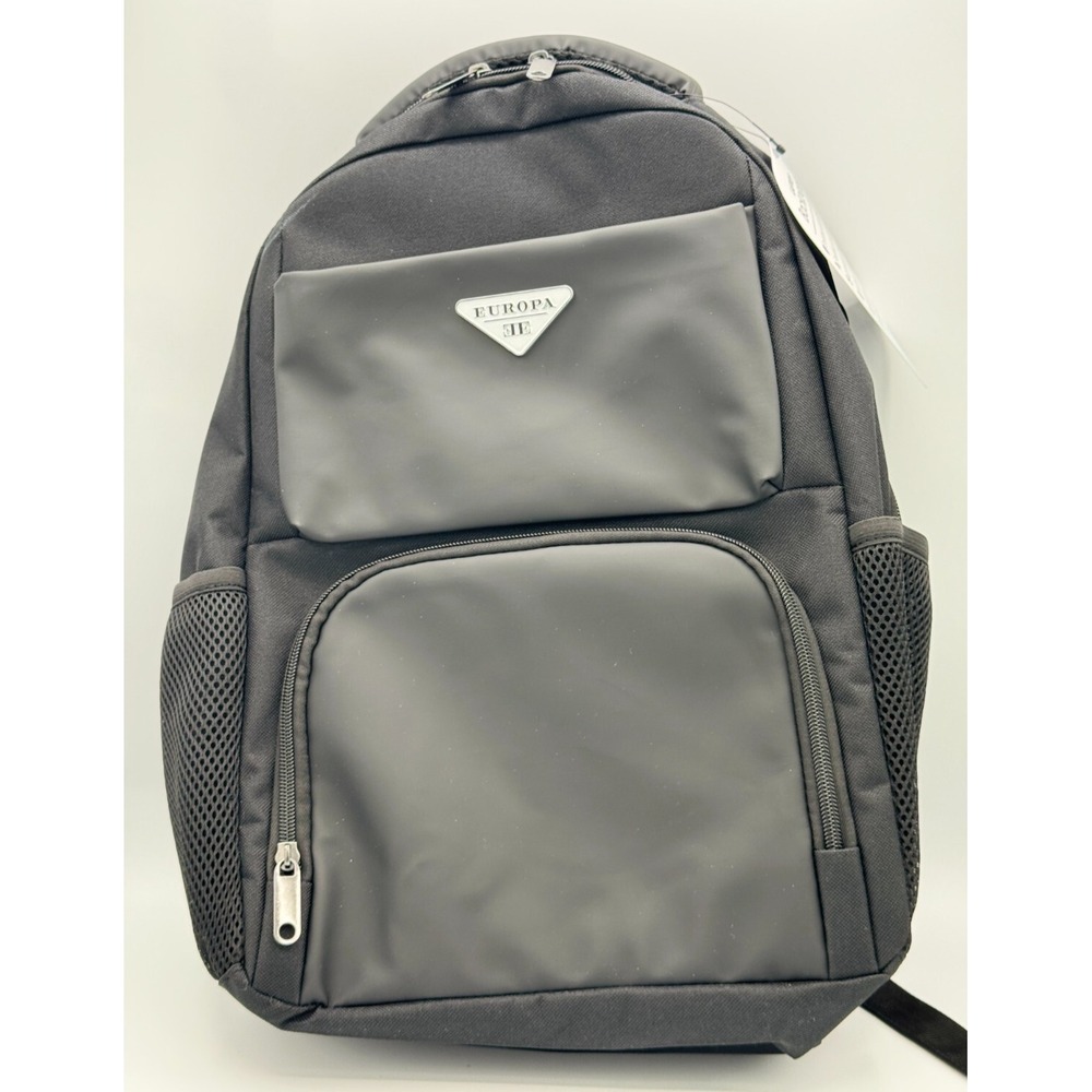 Europa EE LapTop Backpack - Black - Brand New! - Full Size